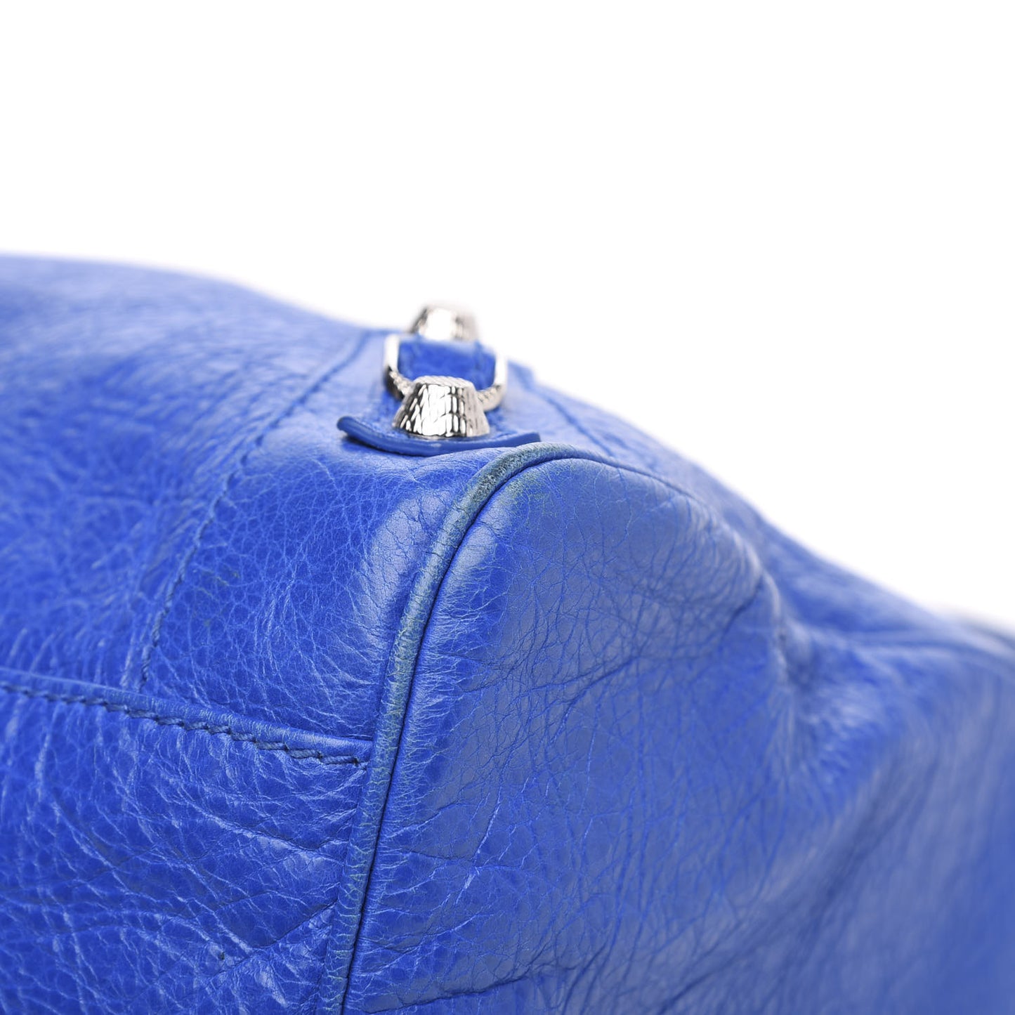 Agneau Giant 12 Silver Hardware Velo Bleu Lazuli