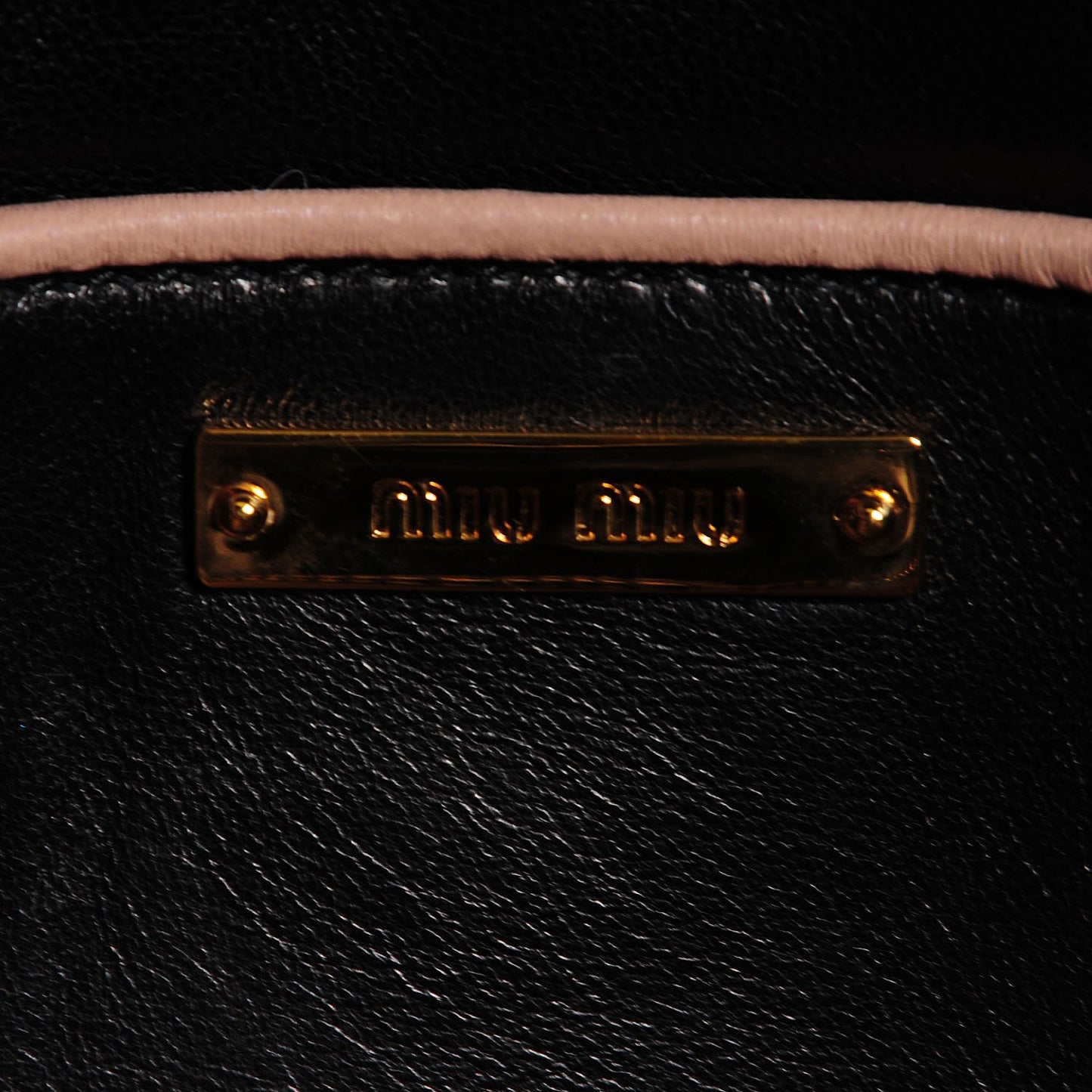 Goatskin Madras Top Handle Tote Cammeo Nero Black