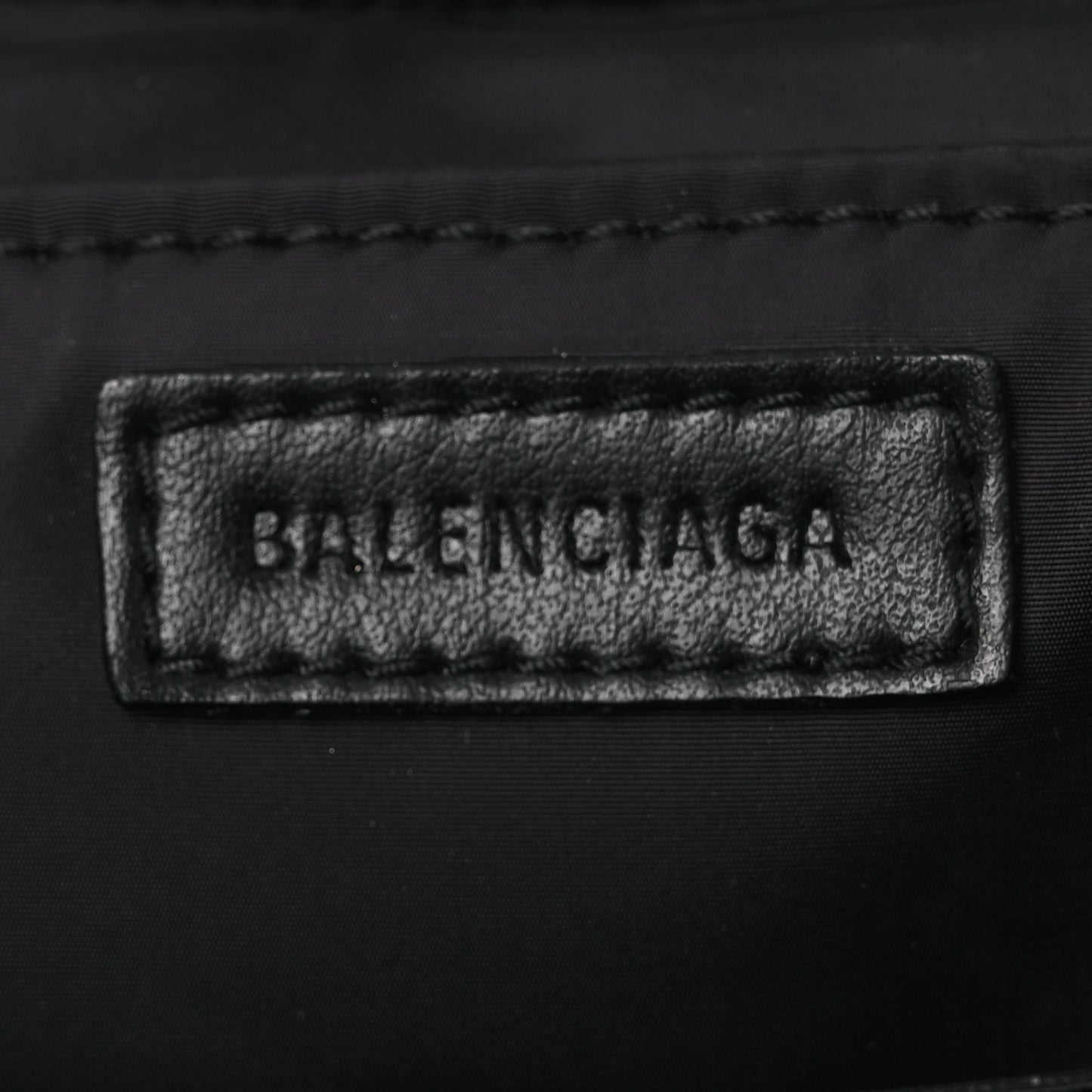 Nylon Logo Sport Camera Bag Black