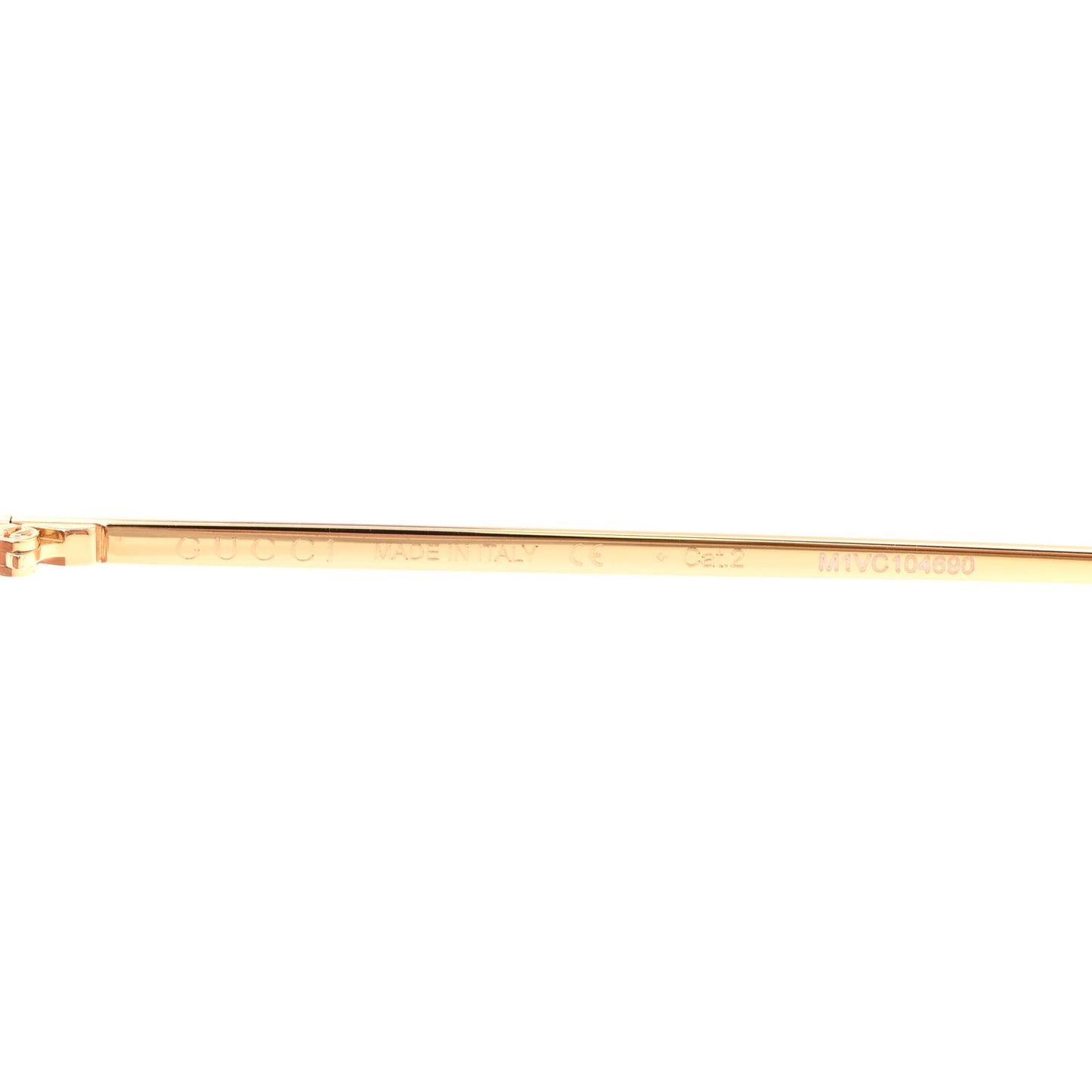 Square Frame GG0437SA Sunglasses Gold