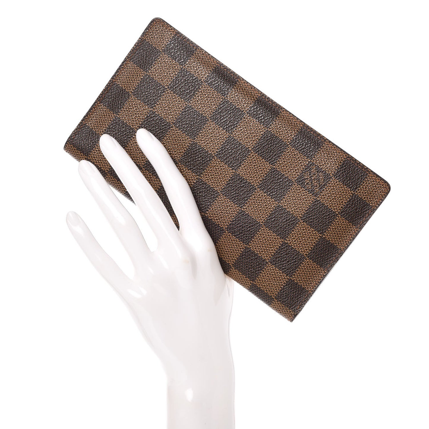 Damier Ebene Porte Chequier Cartes Credit European Checkbook Wallet