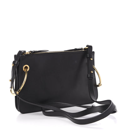 Chloe Calfskin Suede Mini Roy Bag Black 3 of 14