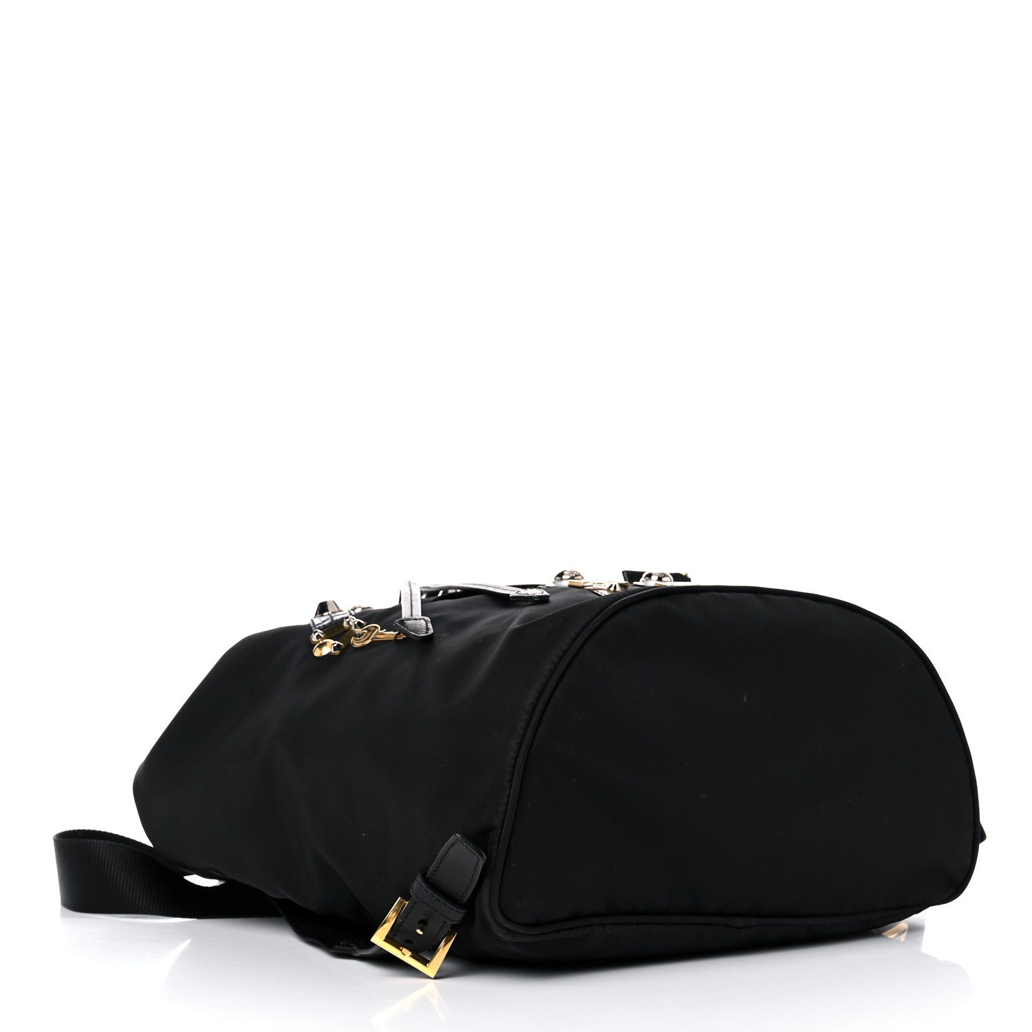 Prada Tessuto Nylon Robot Backpack Black Multicolor 3 of 12
