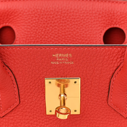 Hermes Togo Birkin 30 Rouge Pivoine 6 of 12