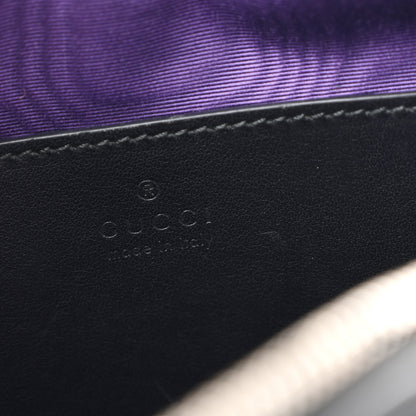 Gucci Nylon Calfskin Enamel GG Matelasse Shoulder Bag Black 6 of 13