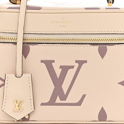 Louis Vuitton Empreinte Monogram Giant Vanity PM Creme Bois de Rose 9 of 12