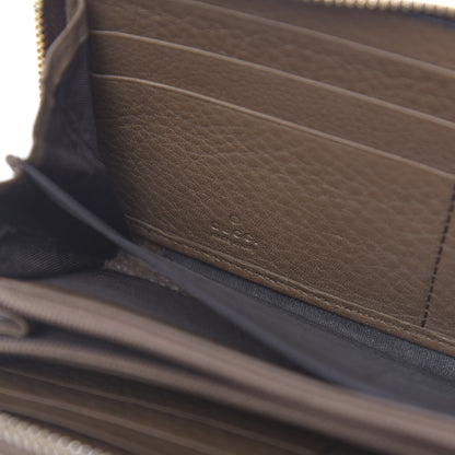 Gucci Pebbled Calfskin Soho Zip Around Wallet Brown 6 of 14