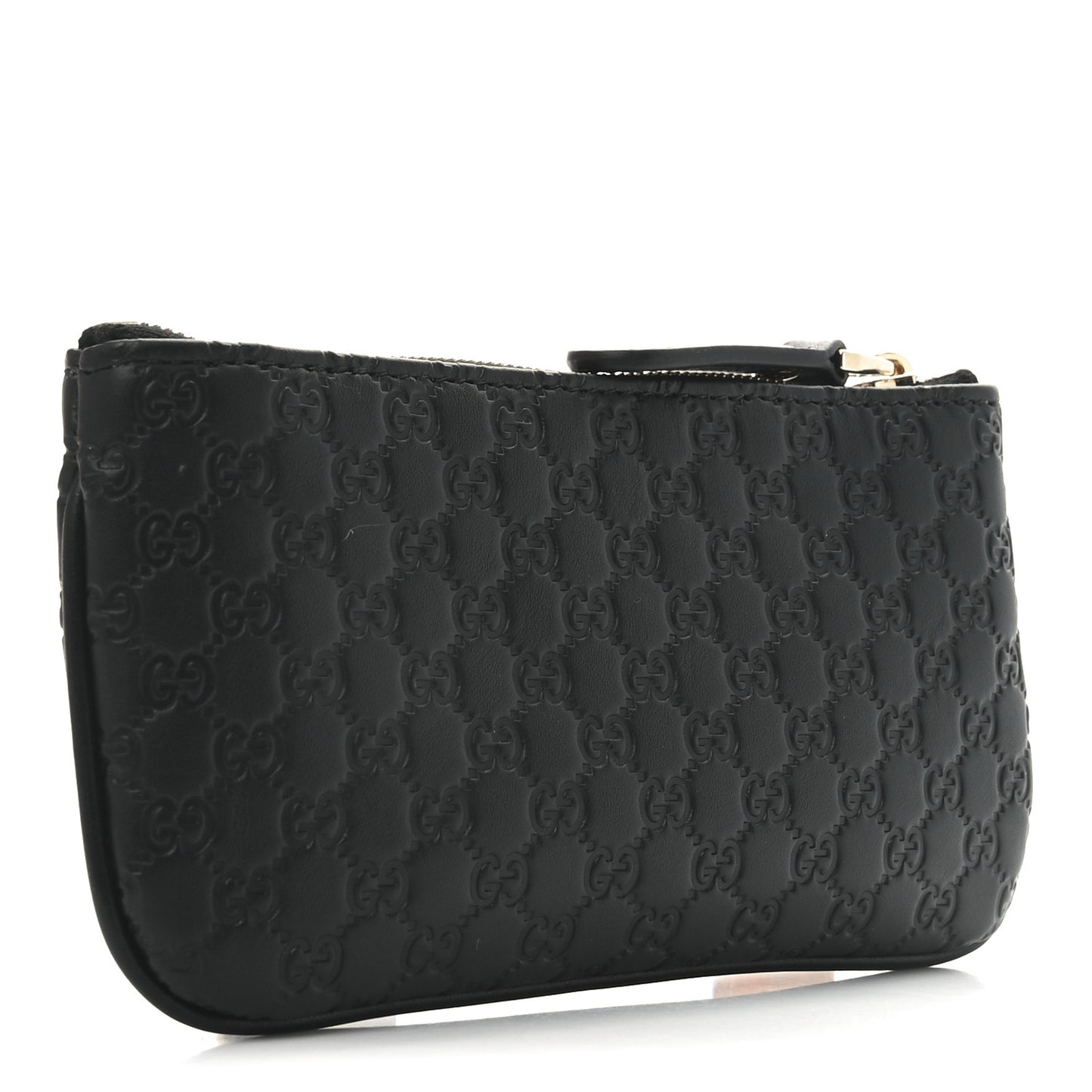 Microguccissima Key Ring Coin Case Black