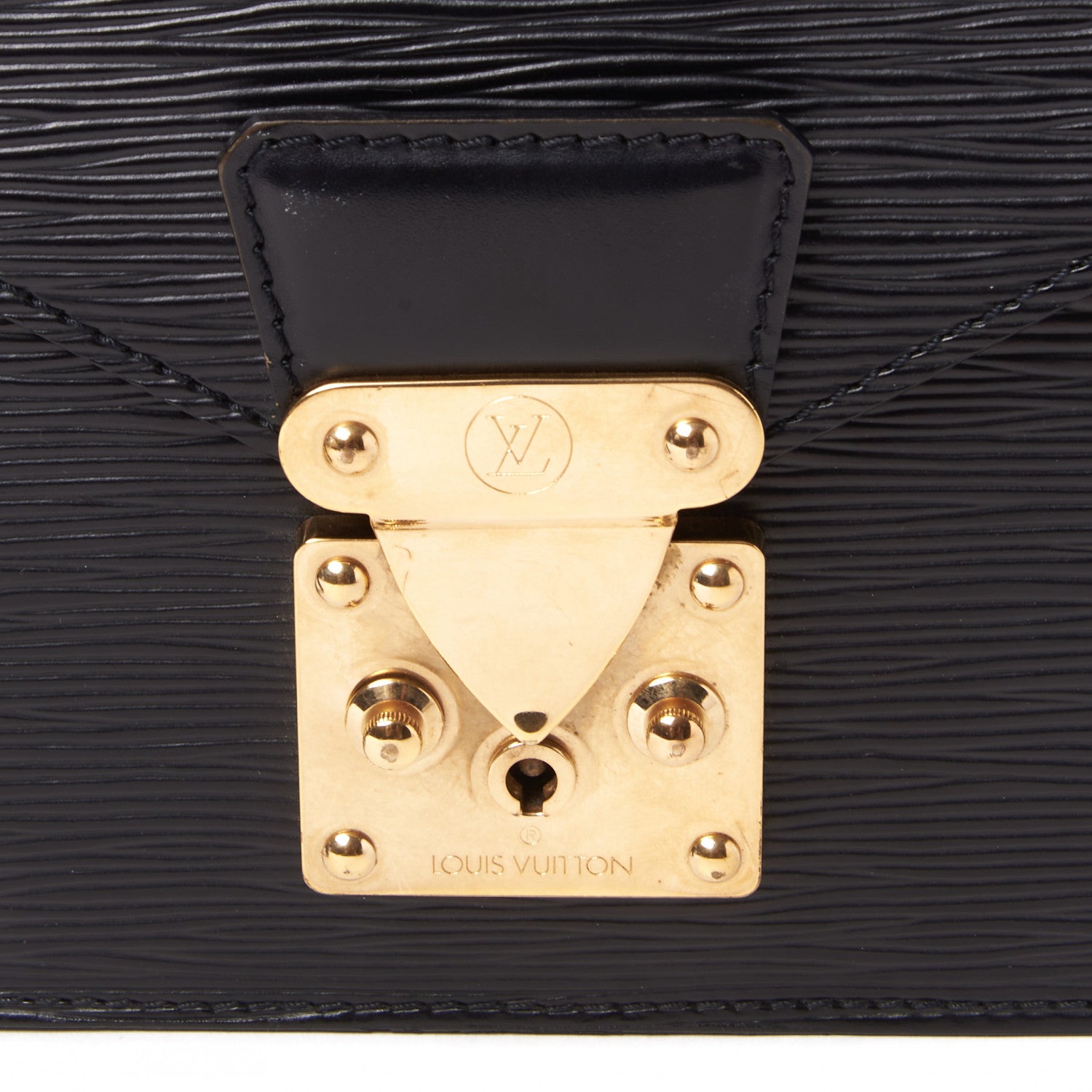 Louis Vuitton Epi Pochette Sellier Dragonne Clutch Black 6 of 8