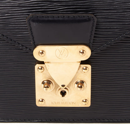Louis Vuitton Epi Pochette Sellier Dragonne Clutch Black 6 of 8