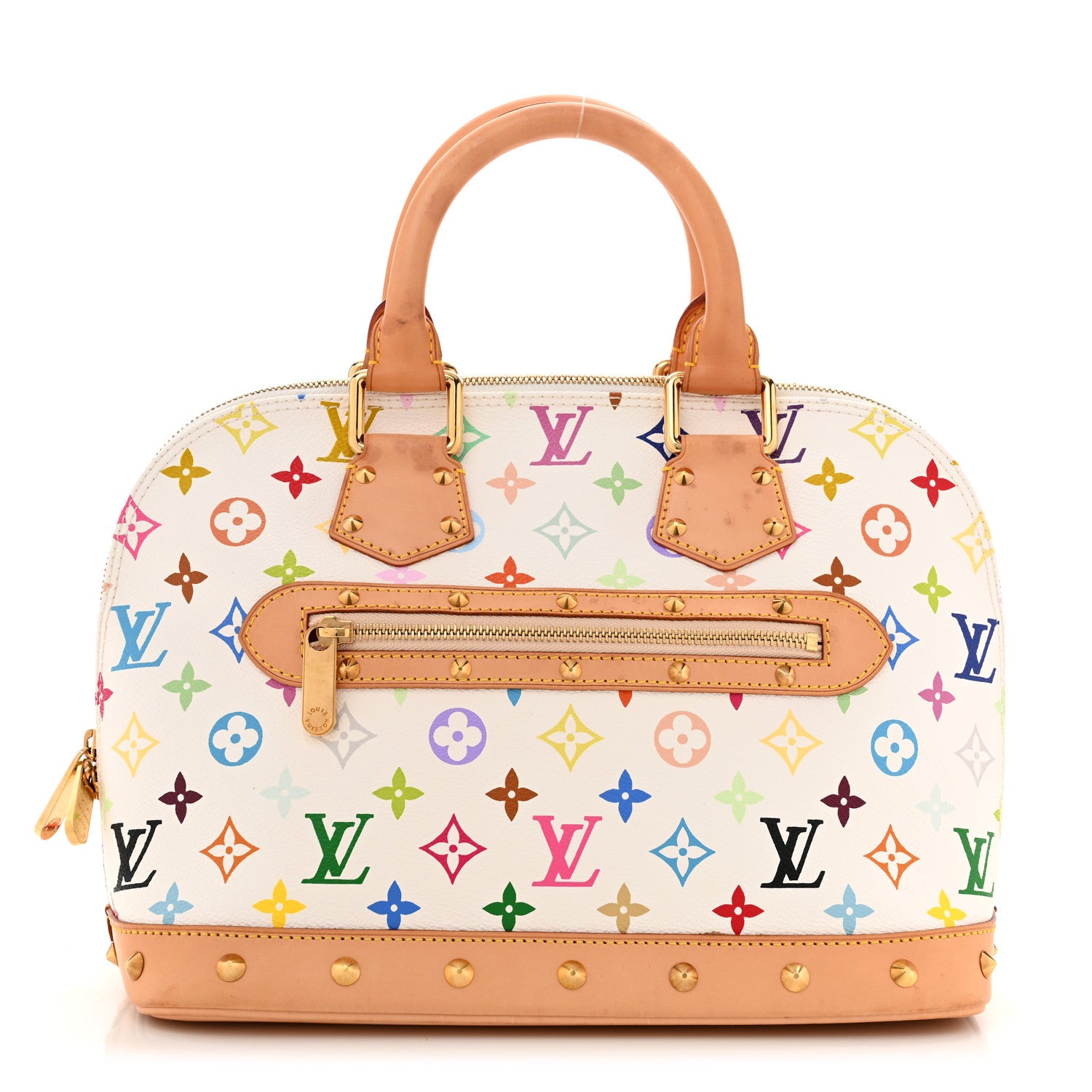 Louis Vuitton Monogram Multicolor Alma White 1 of 15