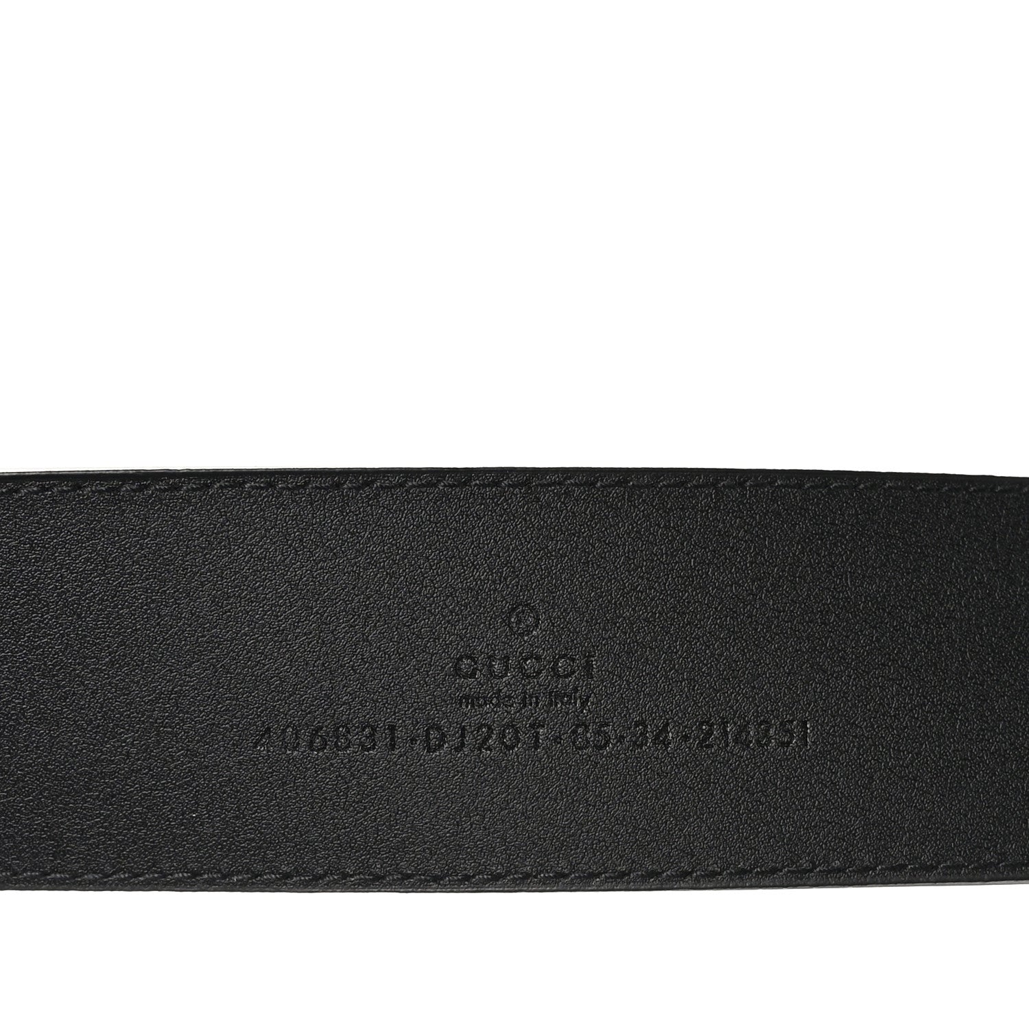 Gucci Calfskin Double G 40mm Belt 85 34 Black 3 of 5