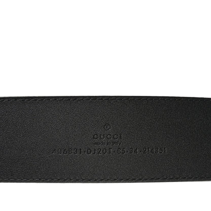 Gucci Calfskin Double G 40mm Belt 85 34 Black 3 of 5