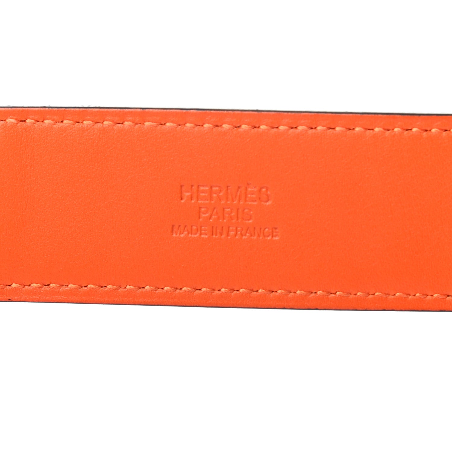 Hermes Swift Belt Scarf Loop Orange 3 of 4