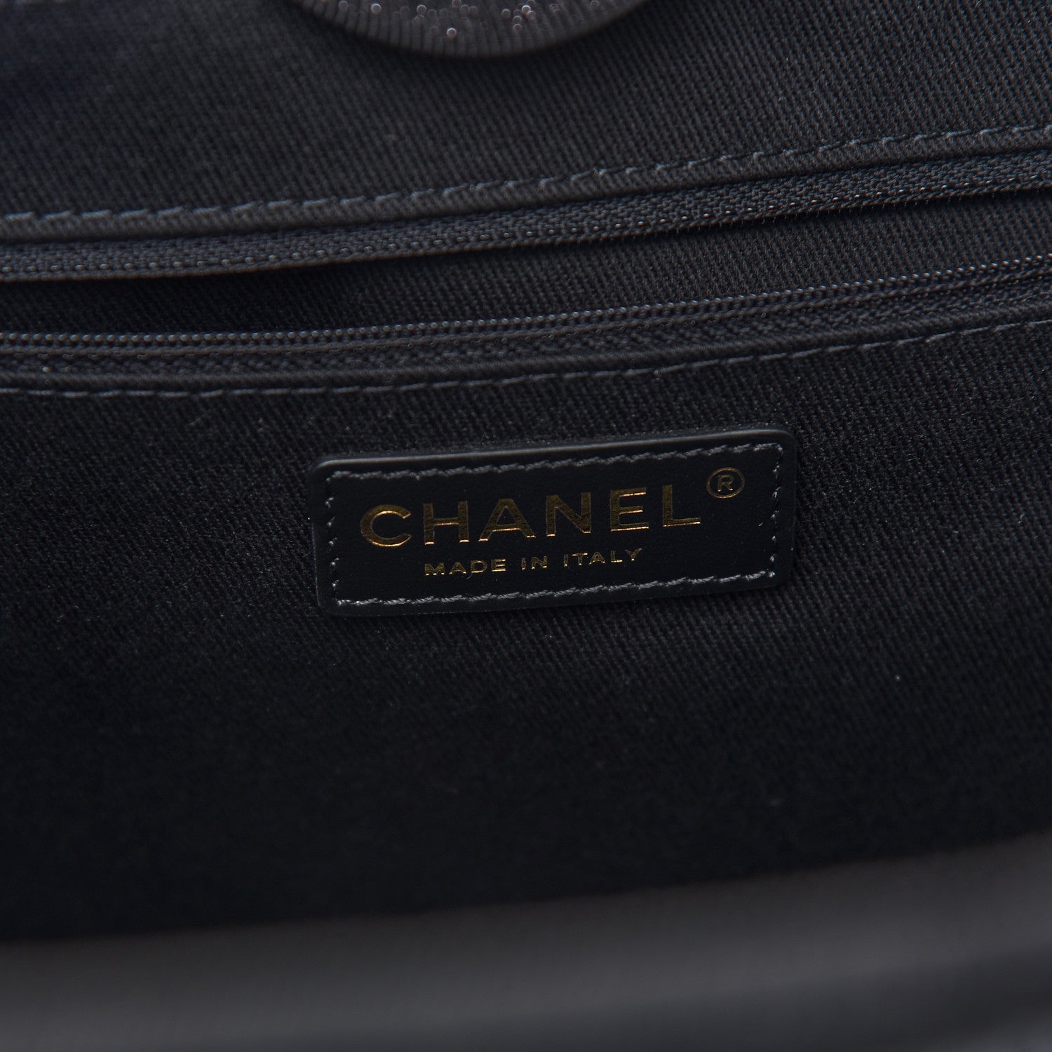Chanel Lurex Boucle Small Deauville Tote Black 6 of 9