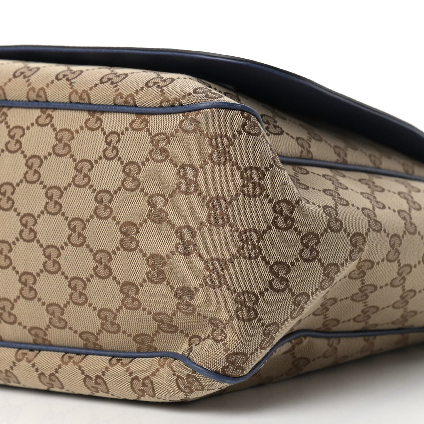 Monogram Convertible Diaper Bag Blue