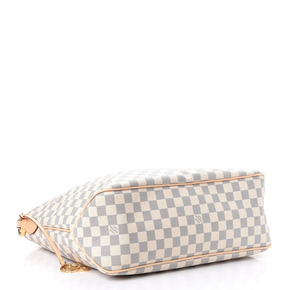 Louis Vuitton Damier Azur Delightful MM Rose Ballerine 4 of 8
