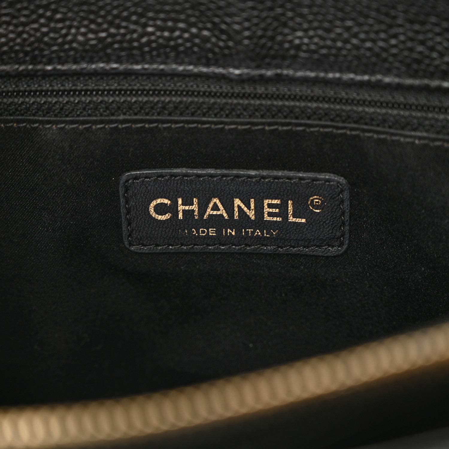 Chanel Caviar Quilted Grand Shopping Tote GST Black 6 of 12