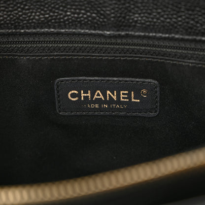 Chanel Caviar Quilted Grand Shopping Tote GST Black 6 of 12