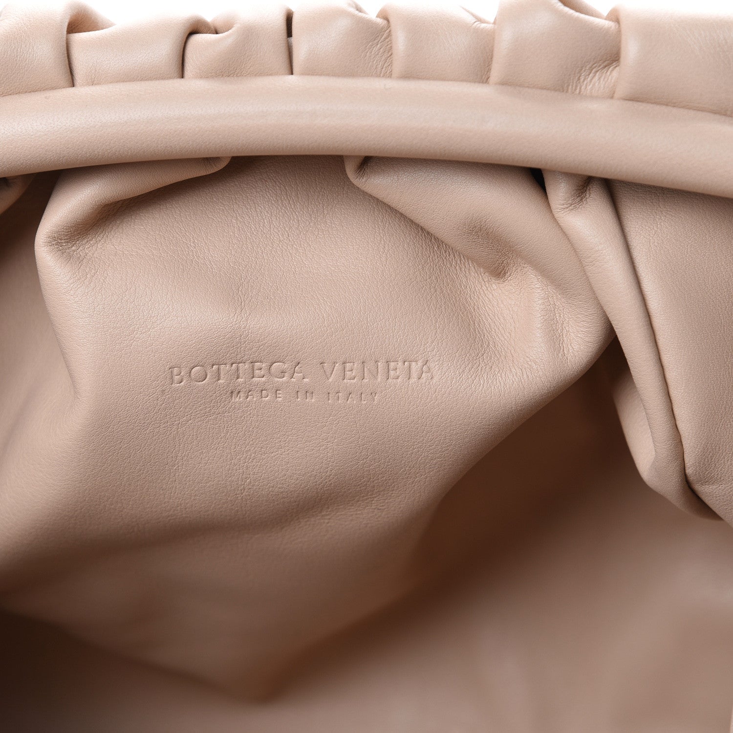 Bottega Veneta Smooth Butter Calf The Pouch Oversized Clutch Nude 5 of 7