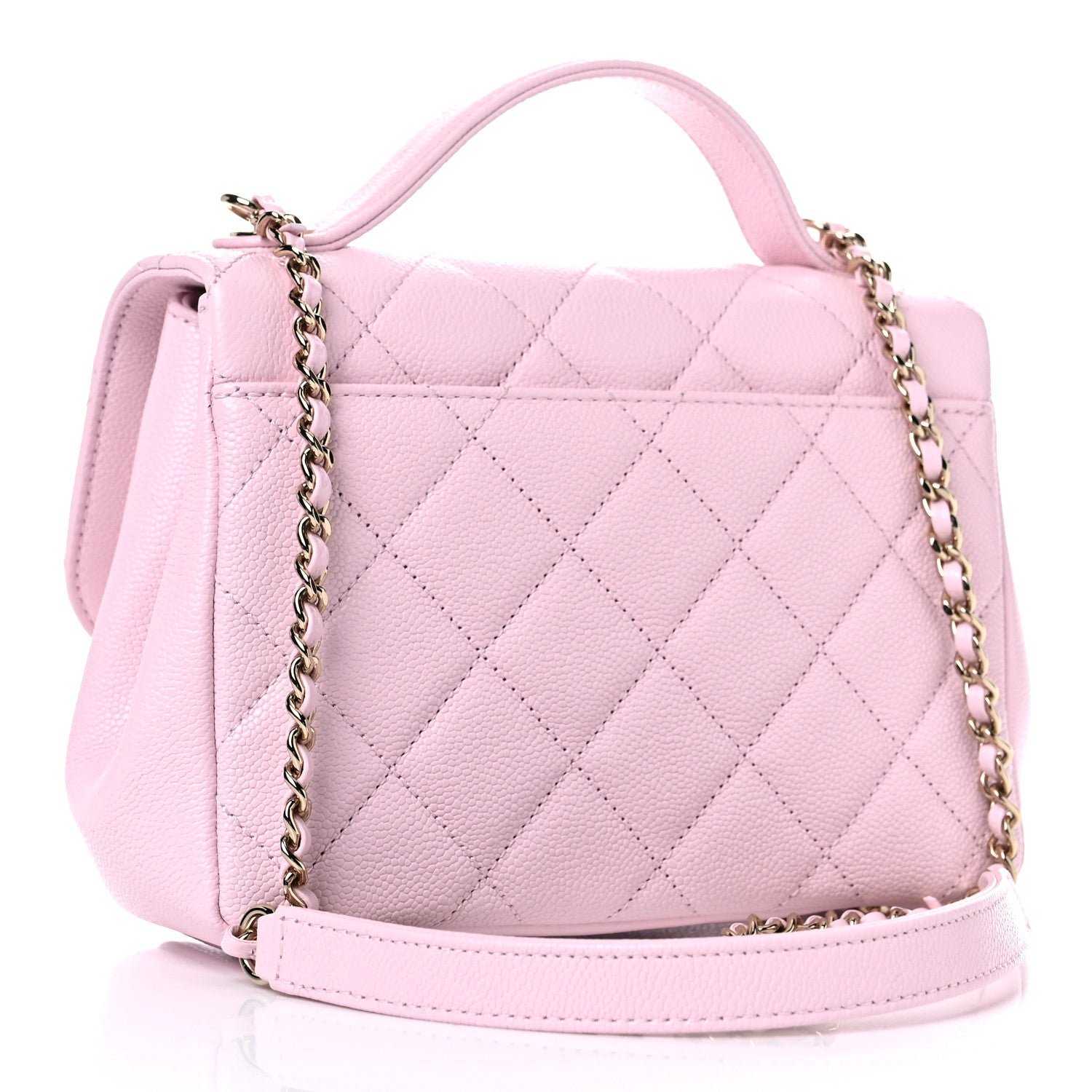 Chanel Caviar Quilted Small Business Affinity Flap Light Pink 3 of 9
