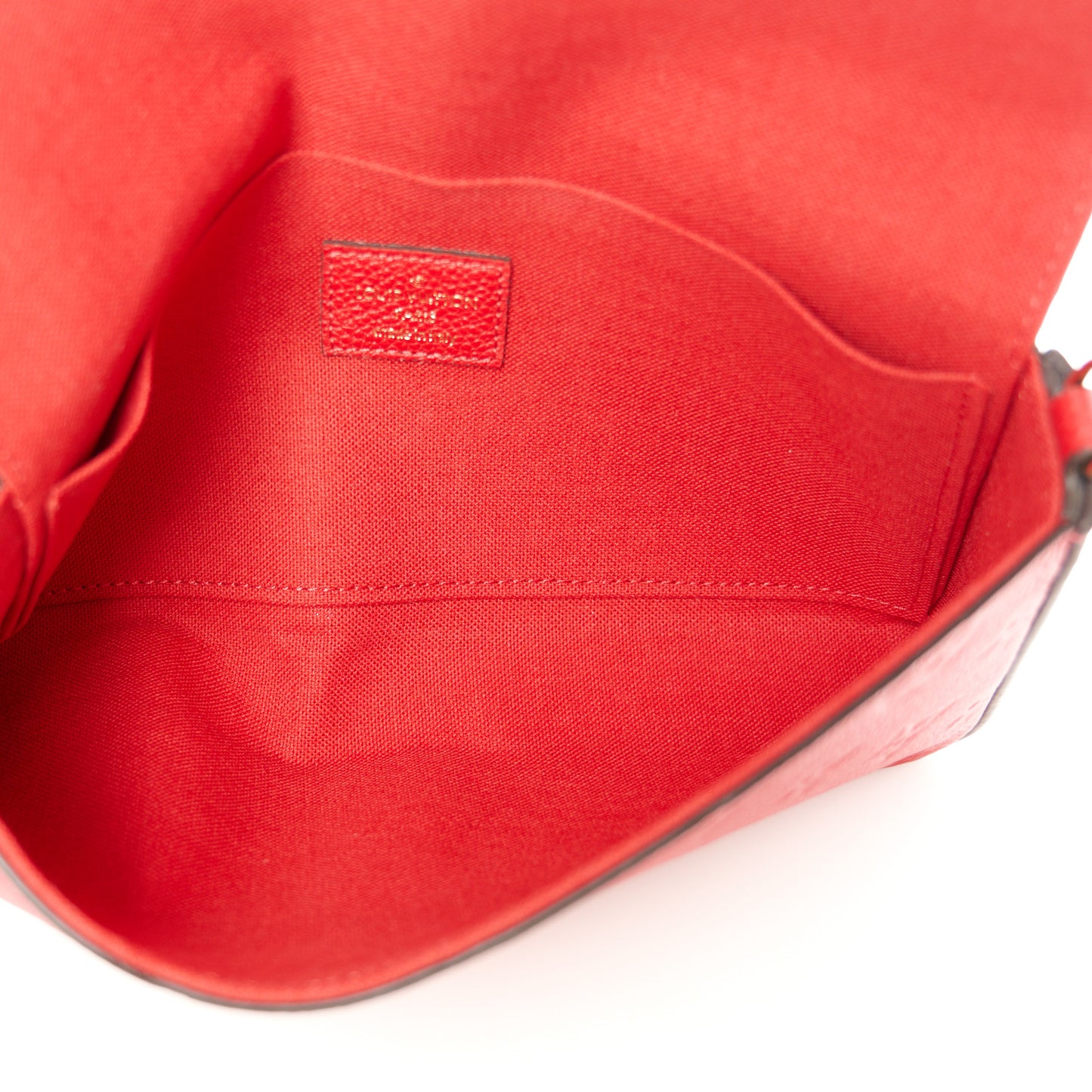Empreinte Pochette Felicie Chain Wallet Scarlet