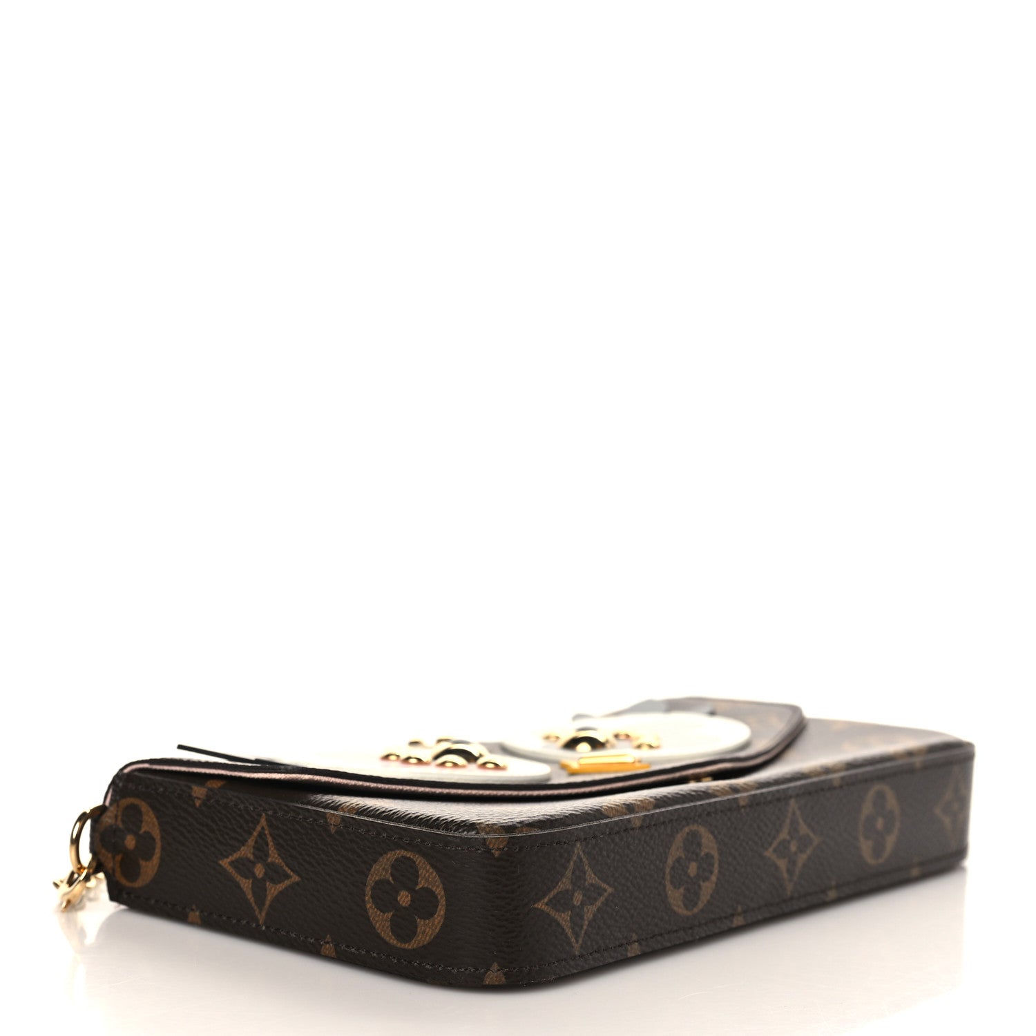Louis Vuitton Monogram Lovely Birds Pochette Felicie Chain Wallet 5 of 9