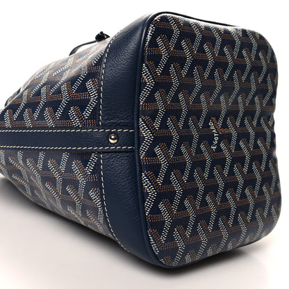 Goyard Goyardine Petit Flot Bucket Bag PM Navy 8 of 9