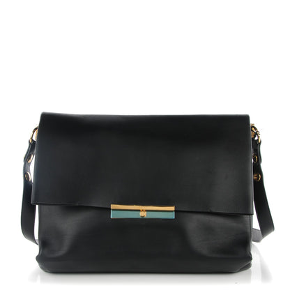 Celine Smooth Calfskin Blade Flap Black 1 of 8