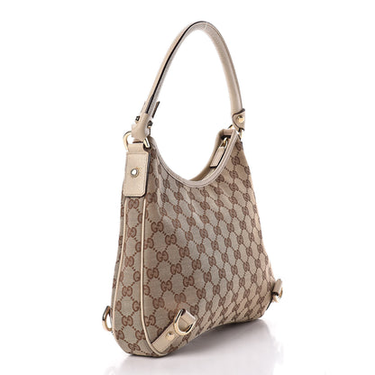 Gucci Monogram Medium Abbey D Ring Hobo Off White 3 of 15