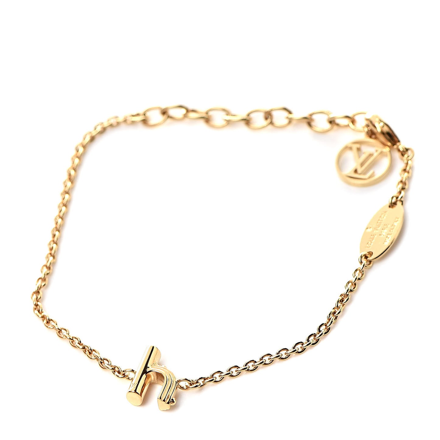 LV And Me Letter H Bracelet Gold