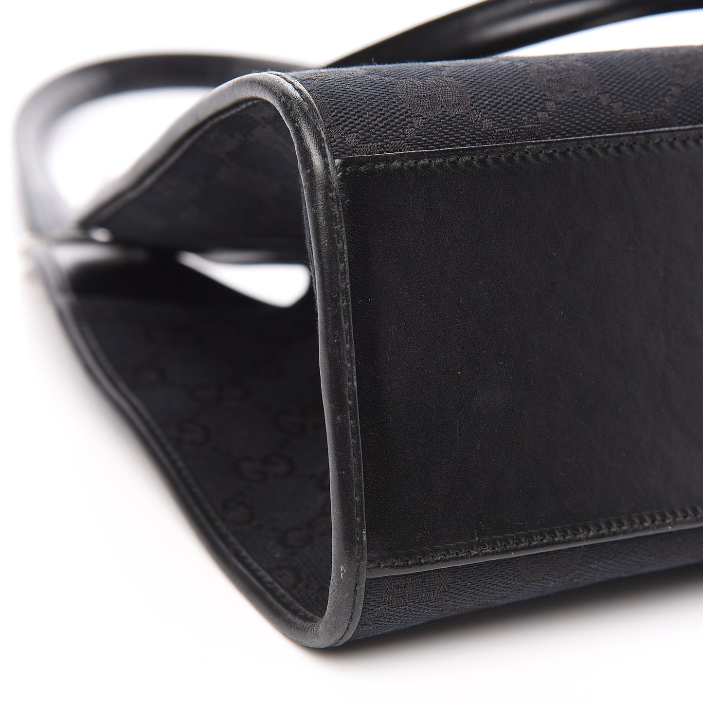 Monogram Bardot Shoulder Bag Black