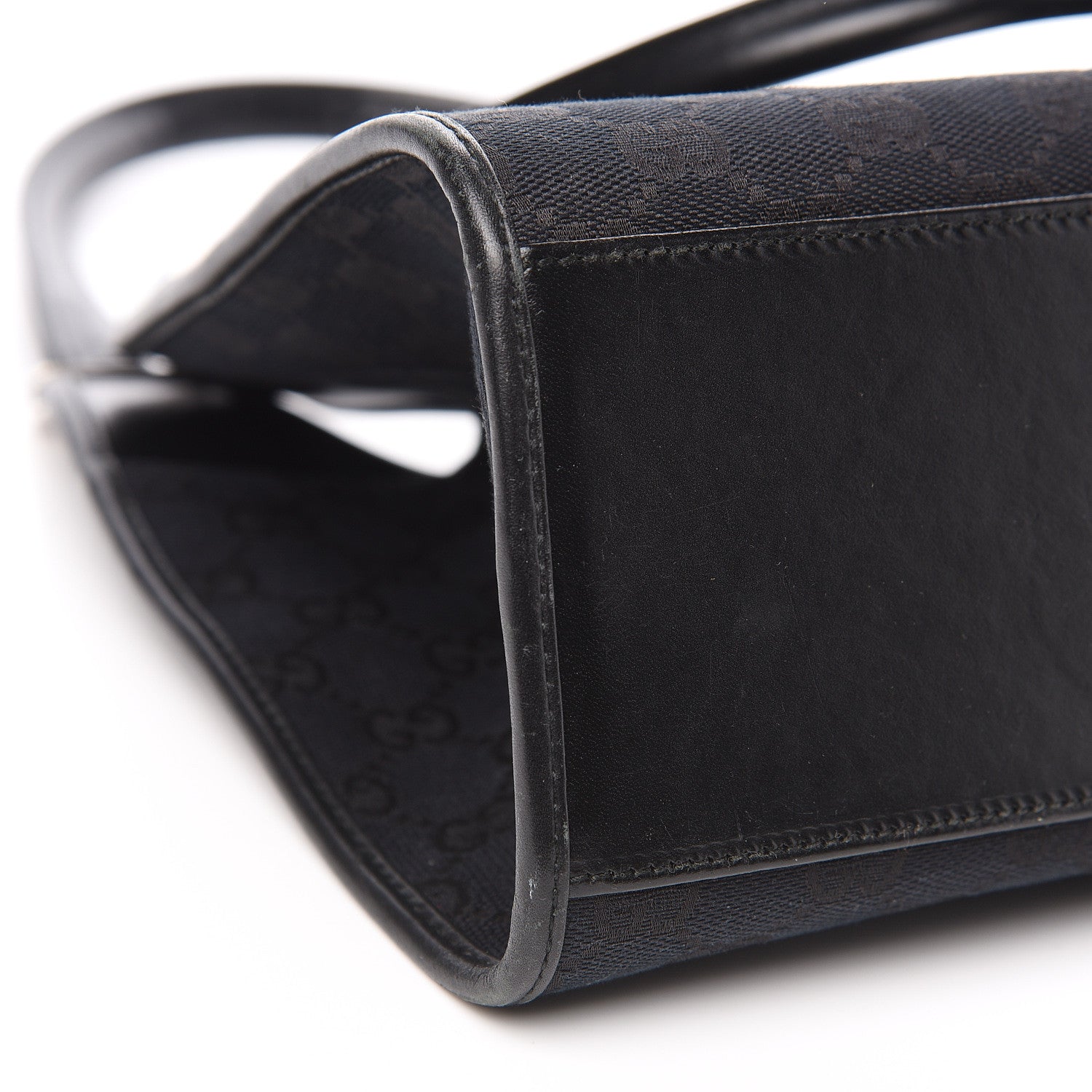 Gucci Monogram Bardot Shoulder Bag Black 7 of 14