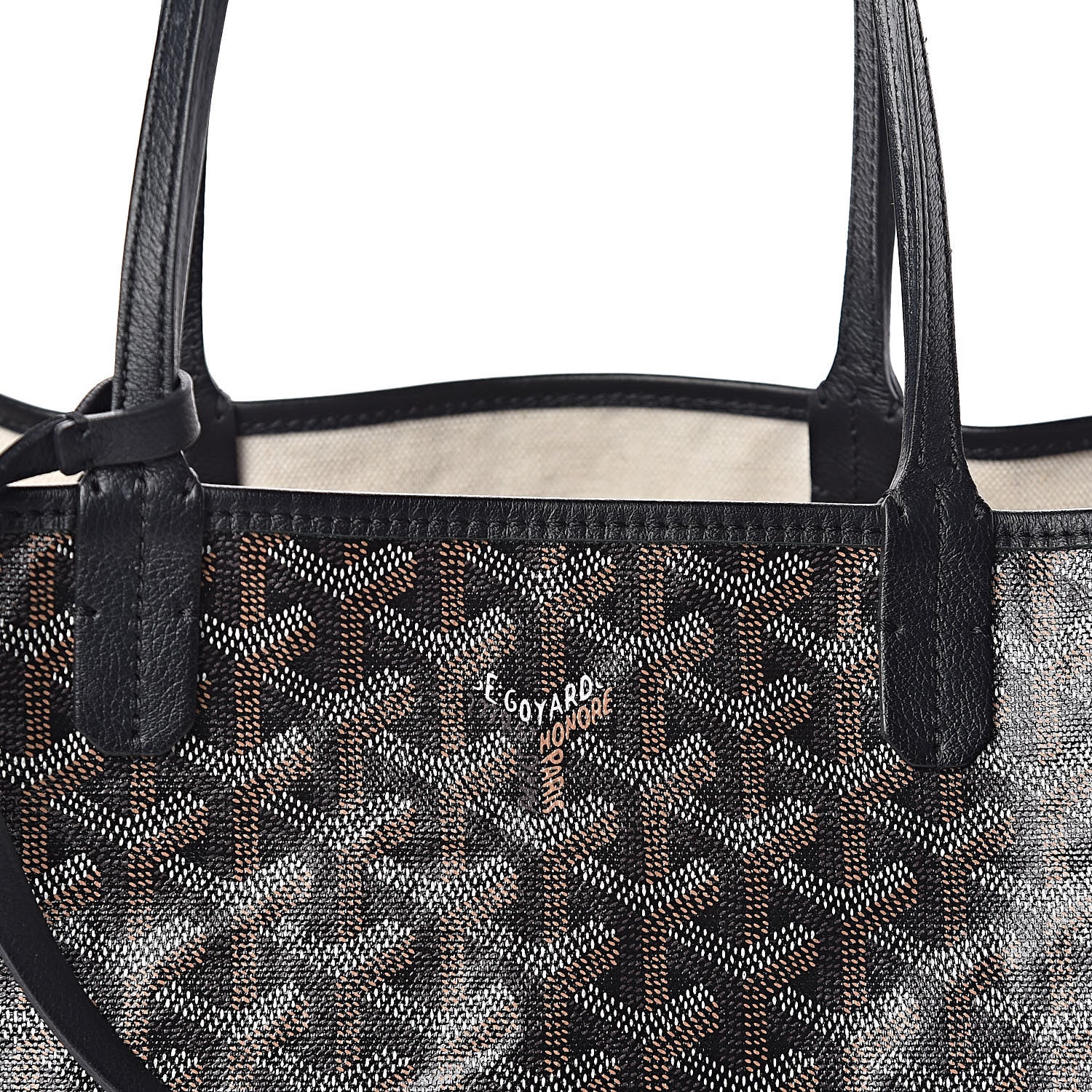 Goyard Goyardine Saint Louis PM Black 8 of 10