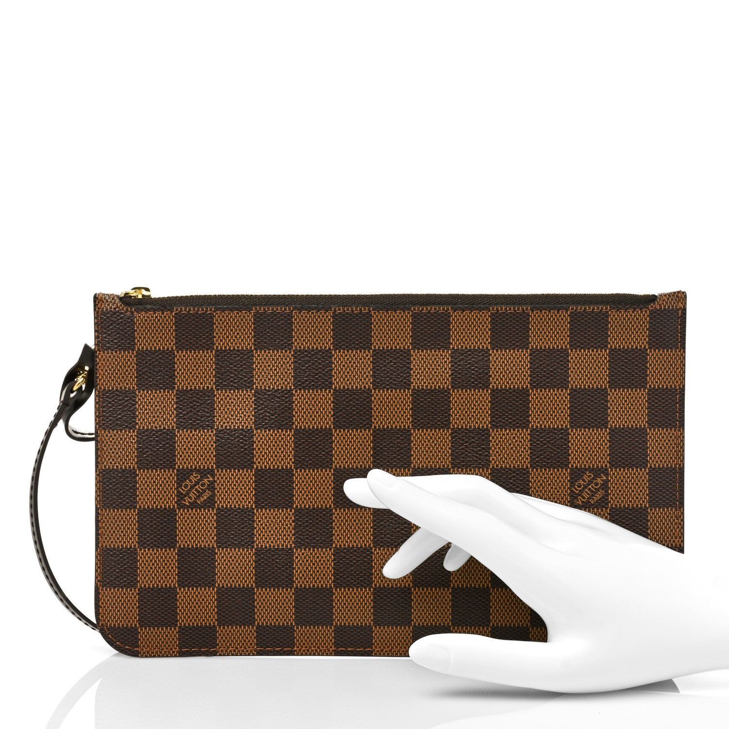 Louis Vuitton Damier Ebene Neverfull MM GM Pochette 2 of 7