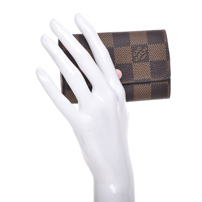 Louis Vuitton Damier Ebene Multicles 6 Key Holder Rose Ballerine 2 of 10