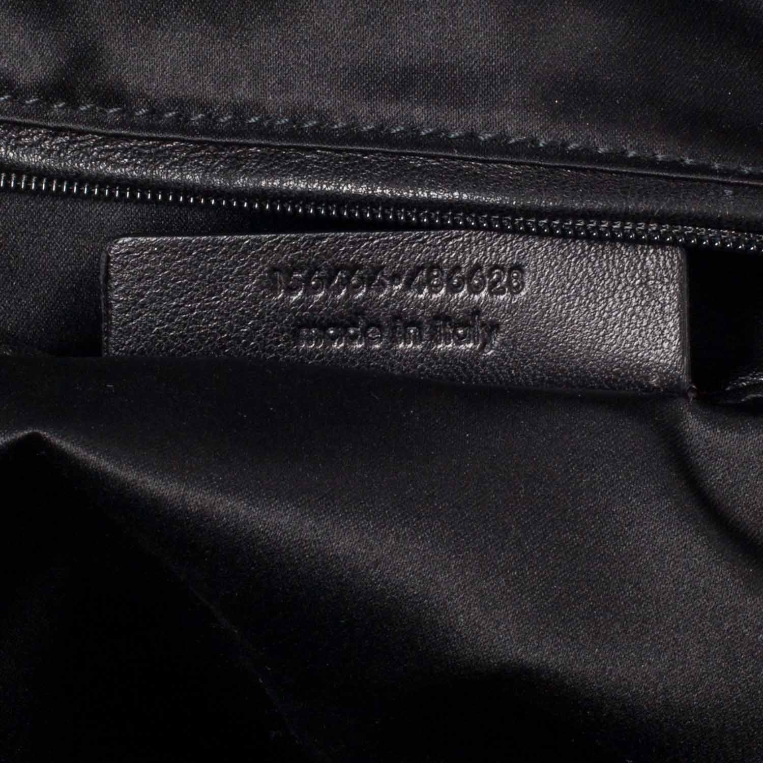 Saint Laurent Leather Large Muse Black 7 of 10