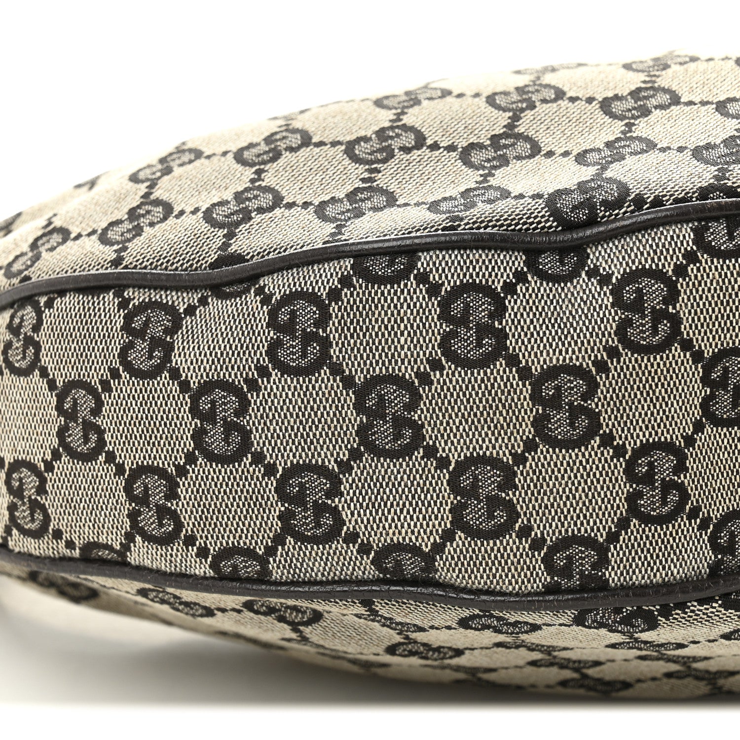 Gucci Monogram Half Moon Hobo Dark Brown 9 of 12