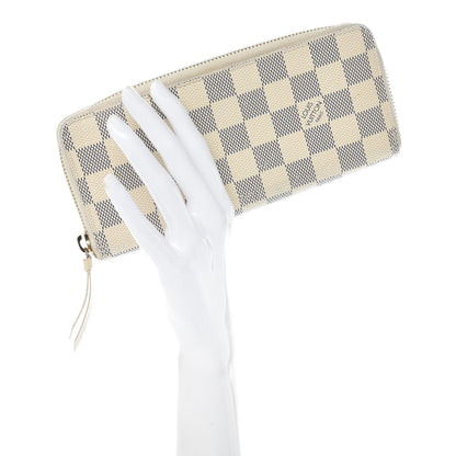Louis Vuitton Damier Azur Clemence Wallet 2 of 12