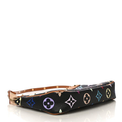 Louis Vuitton Monogram Multicolor Pochette Accessories Black 4 of 14