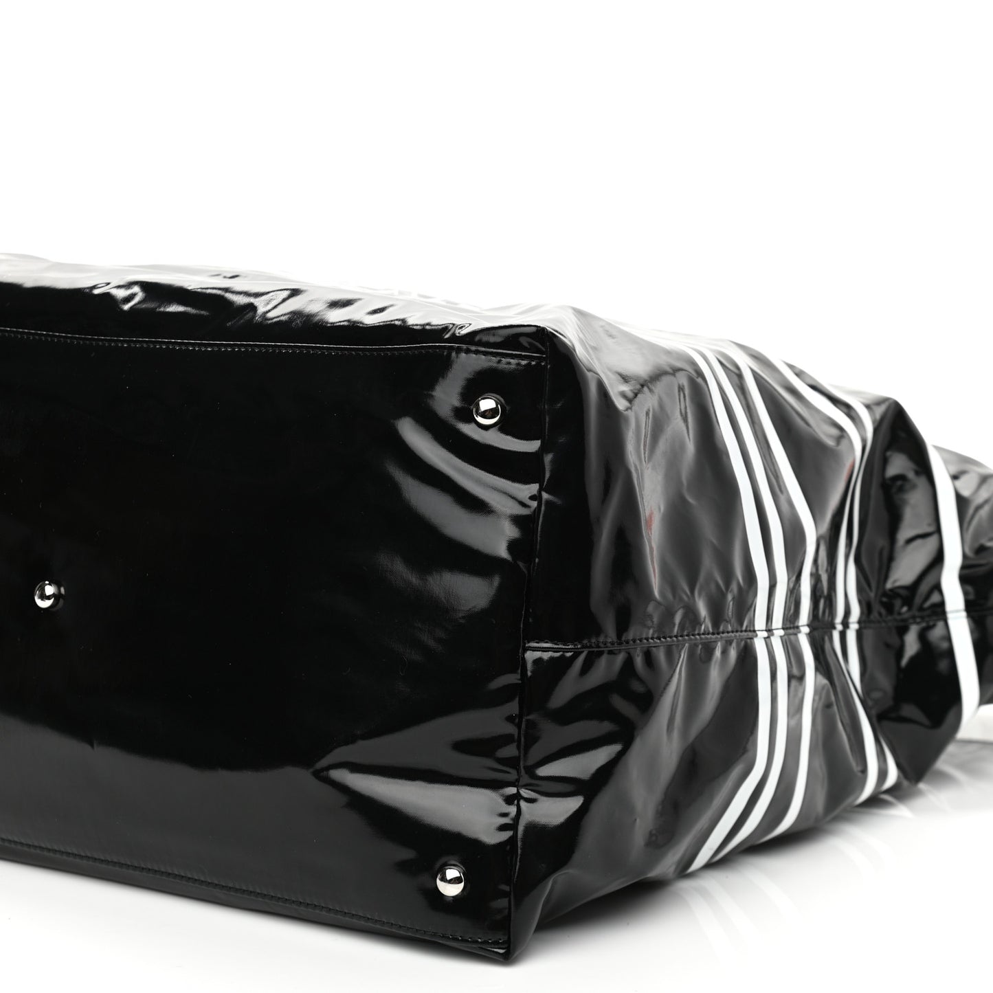 Vinyl Large La Pausa Bay Shopping Bag Black