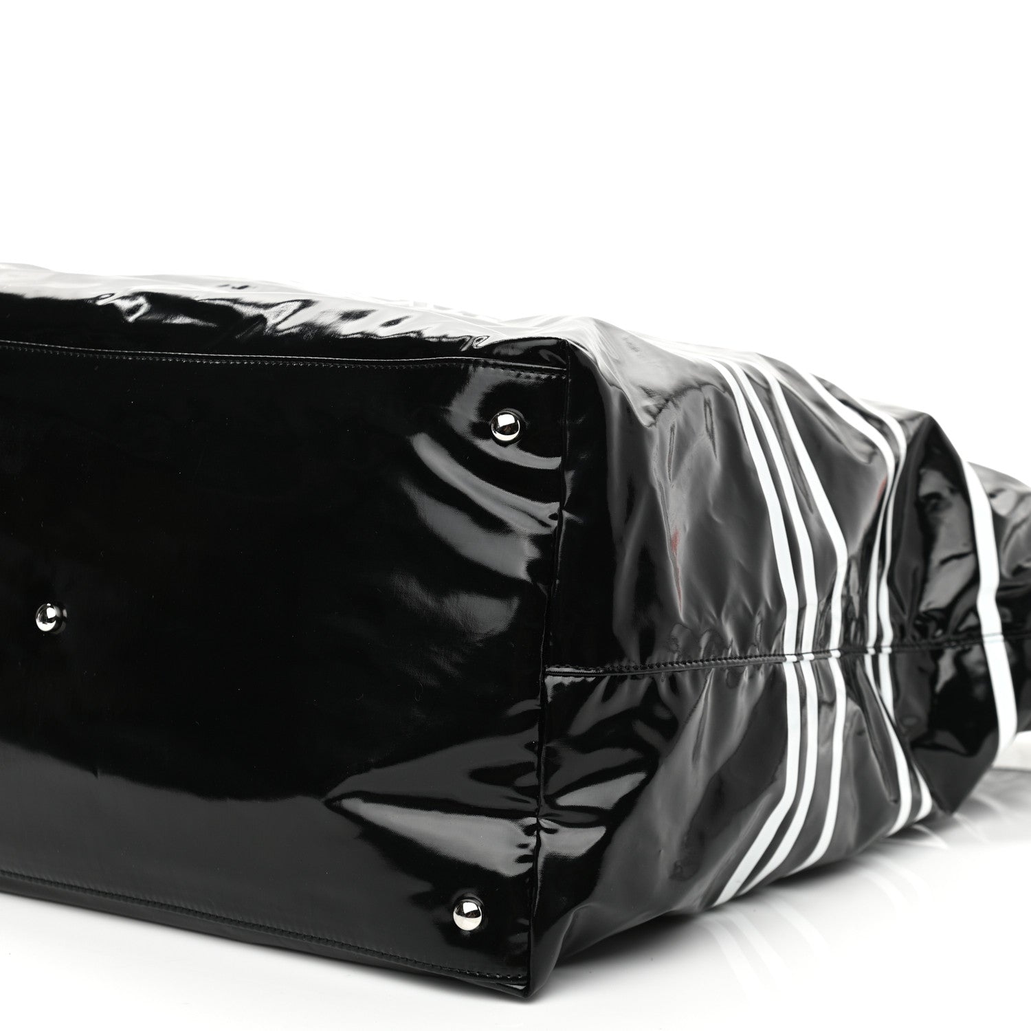 Chanel Vinyl Large La Pausa Bay Shopping Bag Black 10 of 10