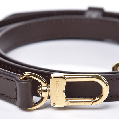 Louis Vuitton Calfskin 16mm Adjustable Shoulder Strap Brown 3 of 4