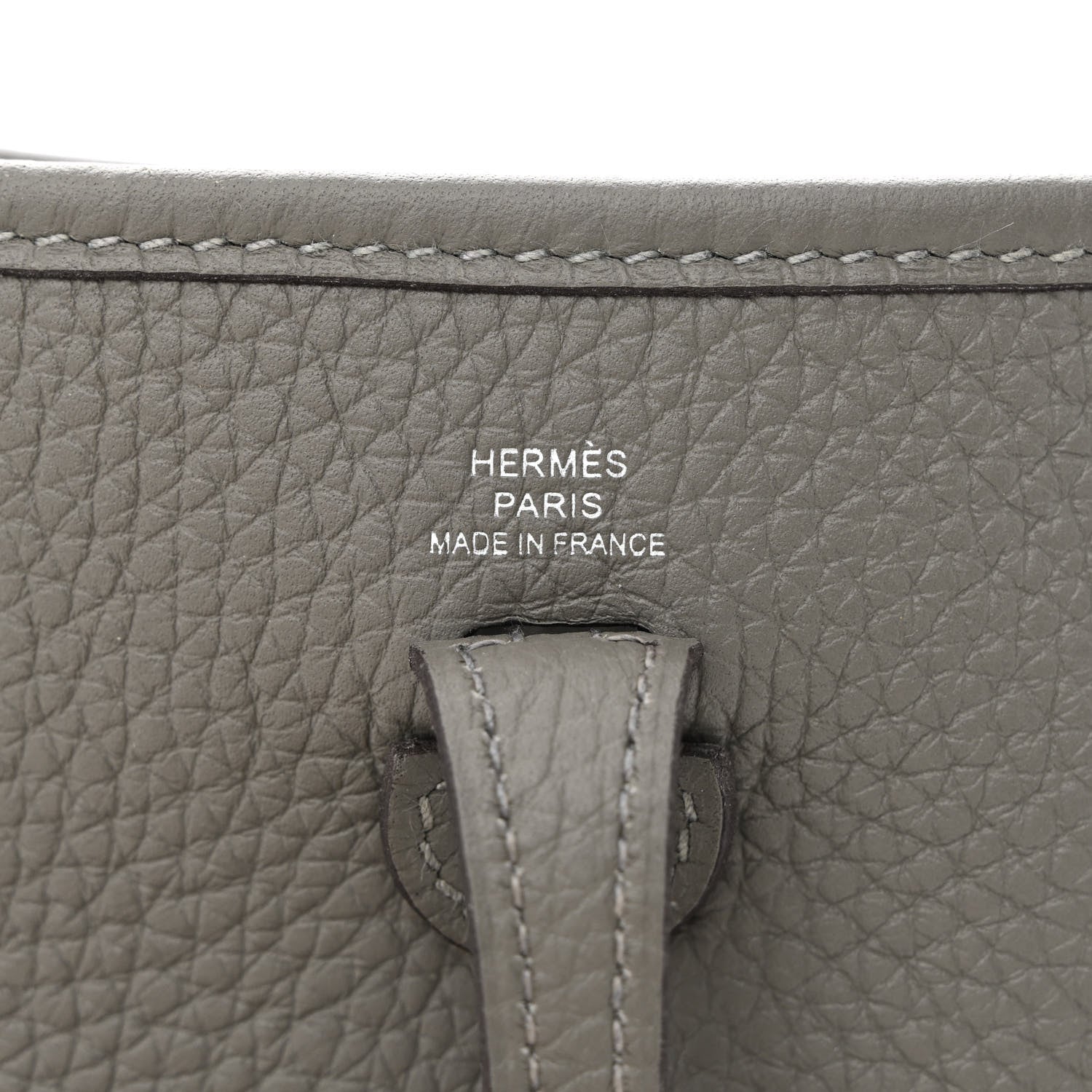 Hermes Taurillon Clemence Evelyne TPM Etain 6 of 10