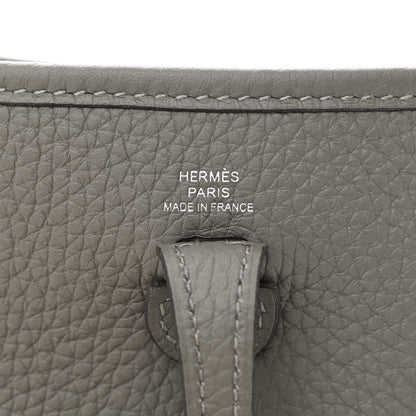 Hermes Taurillon Clemence Evelyne TPM Etain 6 of 10