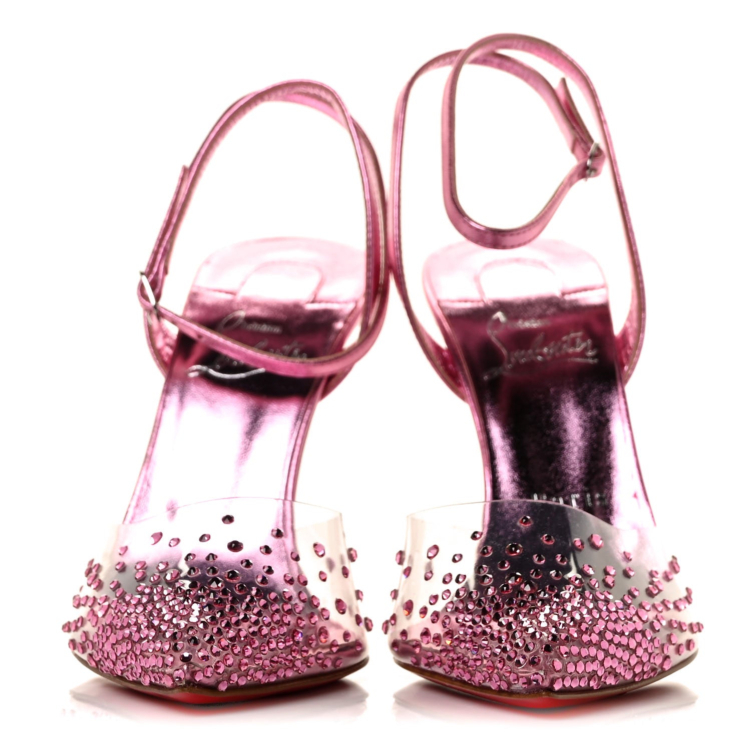 Christian Louboutin PVC Spikaqueen 100 Pumps 37 Confetti 2 of 8