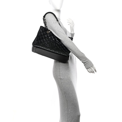 Chanel Caviar Quilted Grand Shopping Tote GST Black 2 of 11