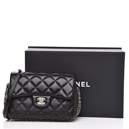Chanel Lambskin Quilted Small My Precious Flap Black 11 of 11