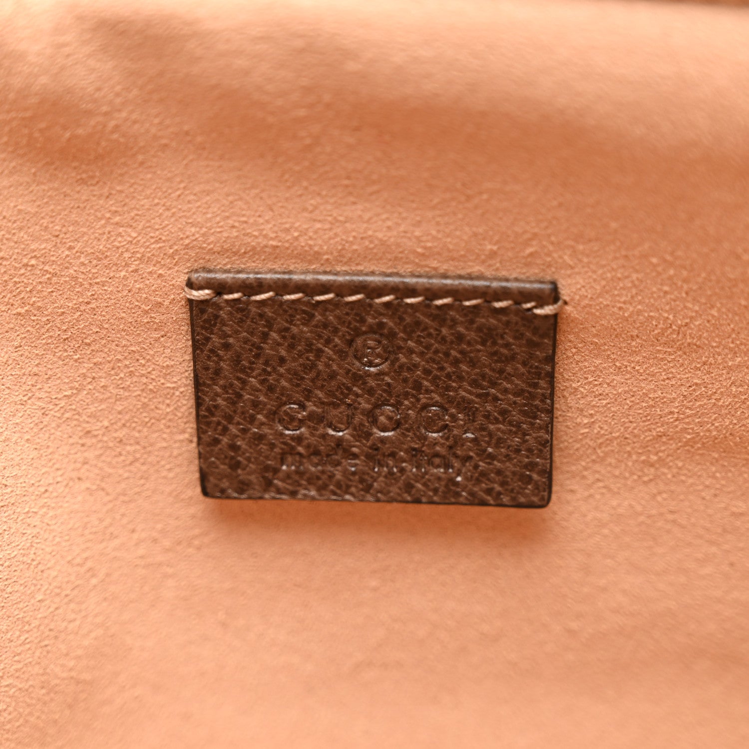 Gucci GG Supreme Monogram Large Ophidia Pouch Clutch Brown 6 of 7