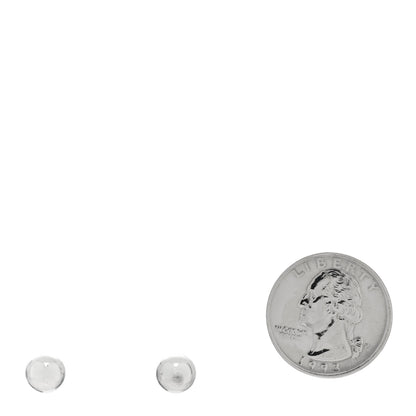 Tiffany Sterling Silver 8mm HardWear Ball Earrings 2 of 4